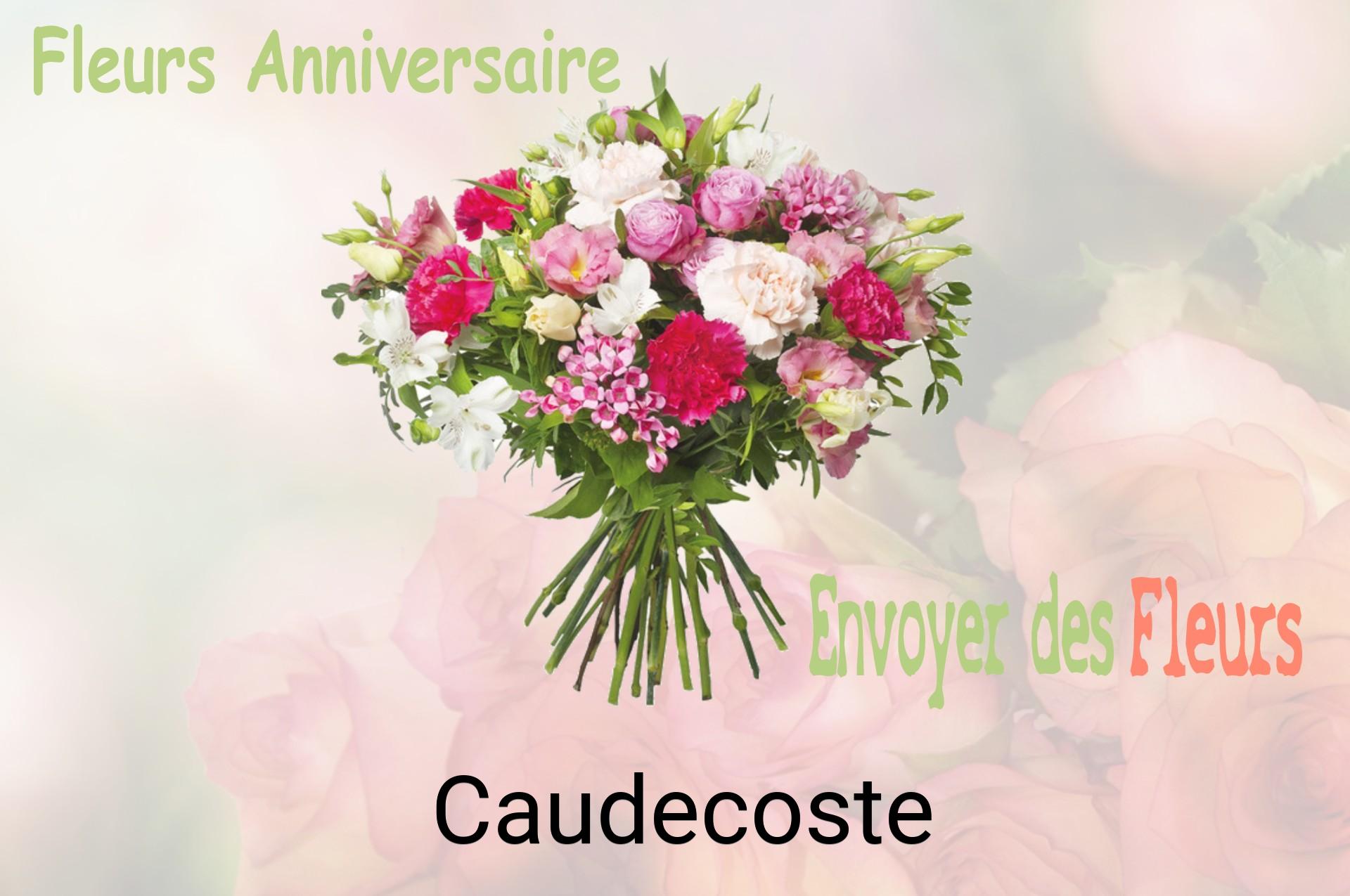 Bouquet de fleurs d’anniversaire livré à Caudecoste
